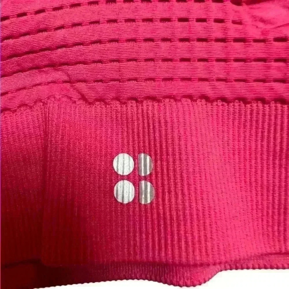 SWEATY Betty Stamina Sports Bra in Tayberry Pink Size Small - Picture 4 of 9